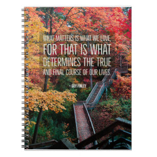Spiral Notebook "What We Love" 6.5"x8.75"