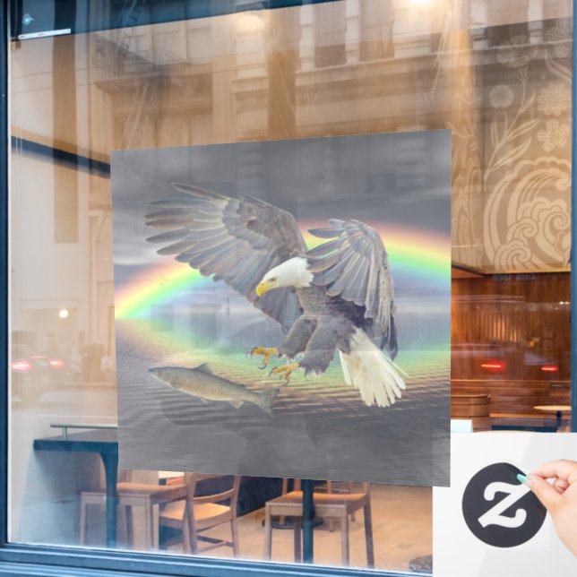 Spiral Notebook Window Cling (Cafe Window)