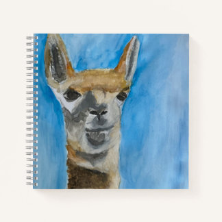 Spiral Notebook with Llama