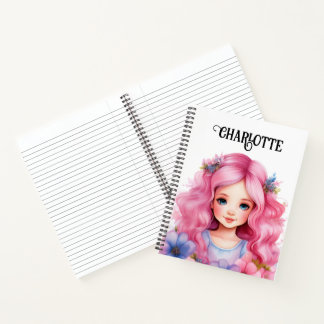 Spiral Notebook with Name