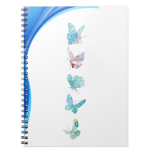 Spiral Notebook with Your Best Black and White (Front)
