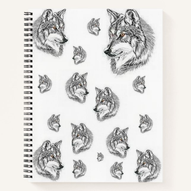 Spiral Notebook Wolf (Front)