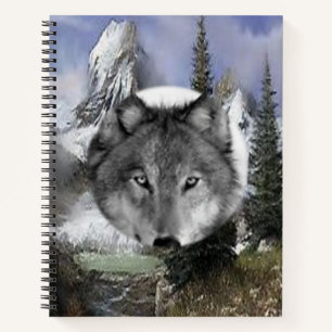 Spiral Notebook Wolf