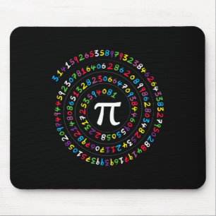 Spiral Numbers Pi Ratio Teacher And Student Pi Day Mouse Mat