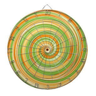 Spiral of Fun Citrus Colours  Dartboard