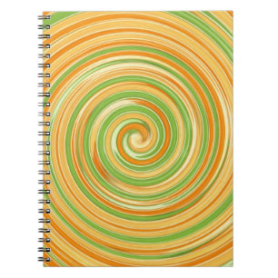 Spiral of Fun Citrus Colours Notebook