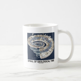 Spiral Of Geological Time Earth's History Spiral Coffee Mug