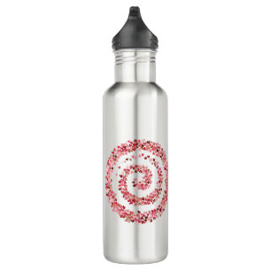 Spiral of Love Hearts 710 Ml Water Bottle