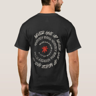 Spiral of Resilience with Rebel Bloom T-Shirt