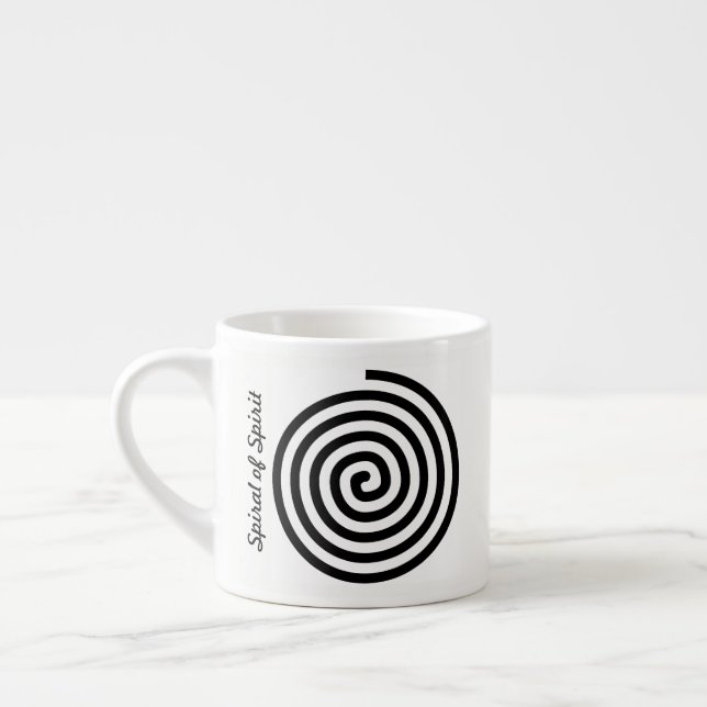 Spiral of Spirit Espresso Cup (Left)