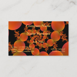 Spiral Oranges Business Card