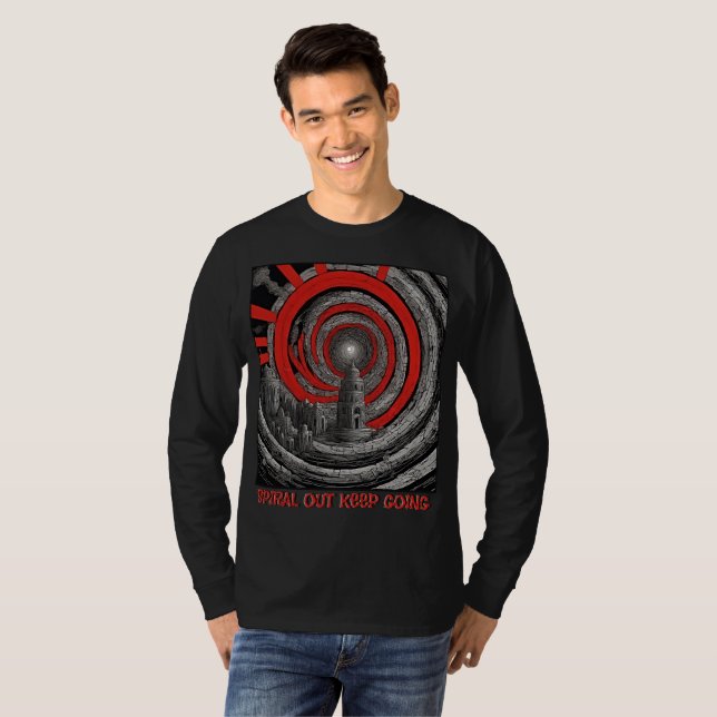 Spiral Out Keep Going - Tool Retro Ancient T-Shirt (Front Full)