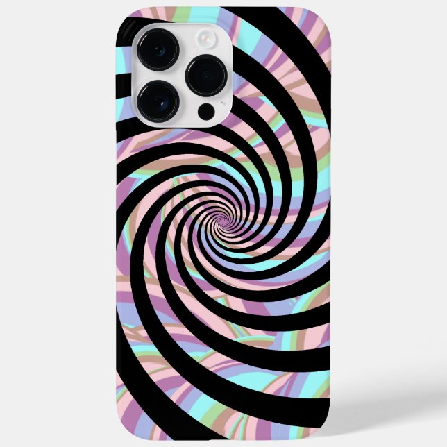 Spiral pattern with pastel colours Case-Mate iPhone case (Back)