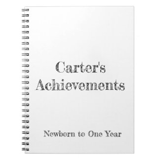 Spiral Photo Achievement Notebook