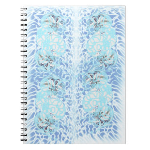 Spiral Photo Notebook  Abstract Art Wind