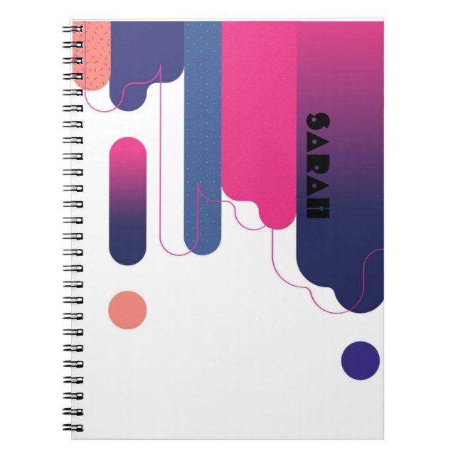 Spiral Photo Notebook BAUHAUS DOTS (Front)