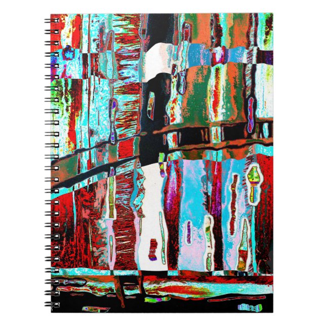 Spiral Photo Notebook Collapse Reflection Abstract (Front)