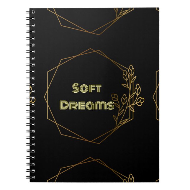 Spiral Photo Notebook Custom Soft dreams students  (Front)