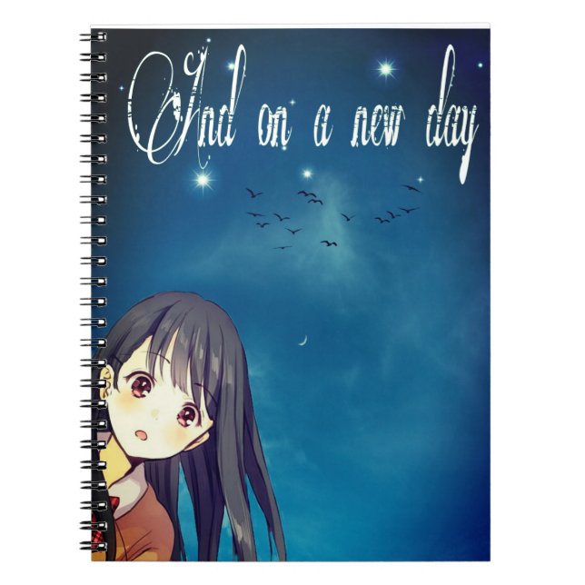 spiral Photo Notebook for anime lovers (Front)