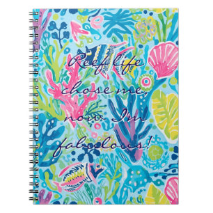 Spiral photo notebook in stylish graphic