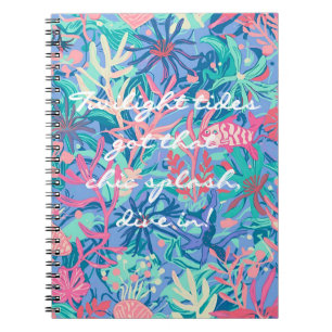 Spiral photo notebook in stylish graphic