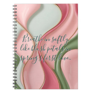 Spiral photo notebook in stylish graphic