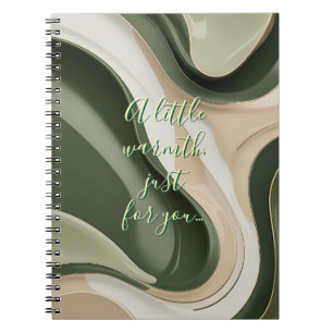 Spiral photo notebook in stylish graphic