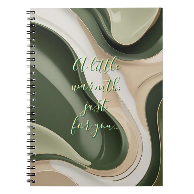 Spiral photo notebook in stylish graphic (Front)
