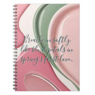 Spiral photo notebook in stylish graphic