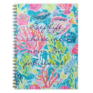 Spiral photo notebook in stylish graphic