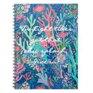 Spiral photo notebook in stylish graphic