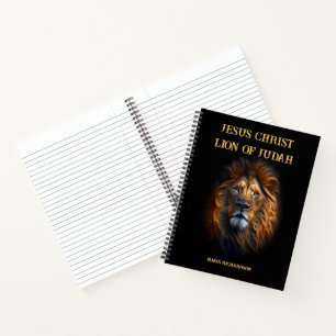 Spiral Photo Notebook Jesus Christ Lion Of Judah