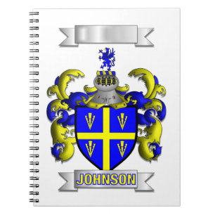 SPIRAL PHOTO NOTEBOOK JOHNSON FAMILY SURNAME