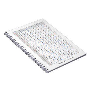 Spiral Photo Notebook korea alphabet