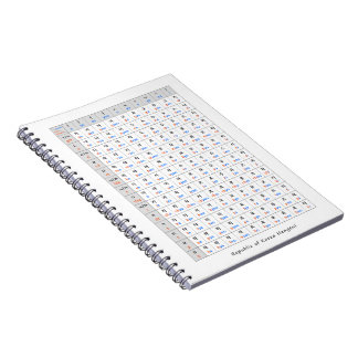 Spiral Photo Notebook korea alphabet