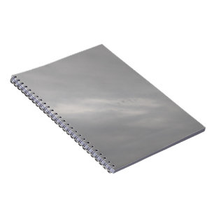 Spiral Photo Notebook, Love for Grey Sky Notebook