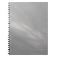 Spiral Photo Notebook, Love for Grey Sky Notebook