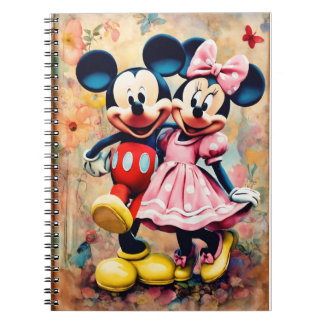 Spiral Photo Notebook - Minnie and Mickey