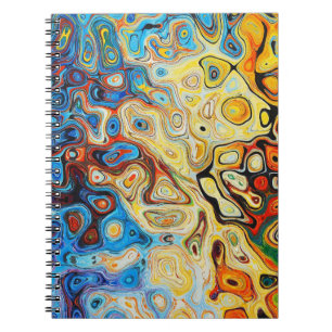 Spiral Photo Notebook mix colouring design