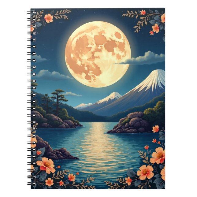 Spiral Photo Notebook moon light edition (Front)