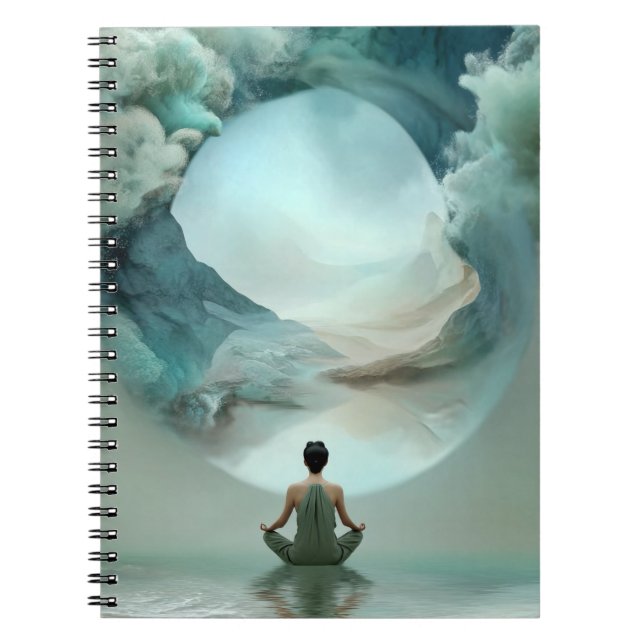 Spiral Photo Notebook Mystical Zen Meditation (Front)