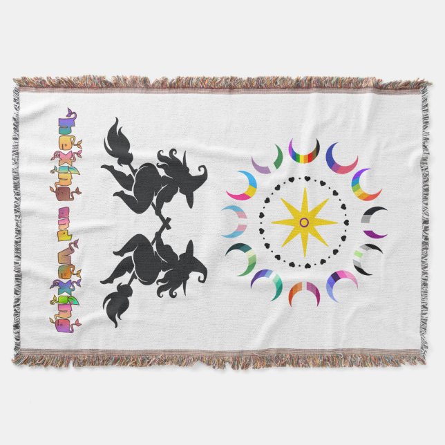 Spiral Photo Notebook Throw Blanket (Front)