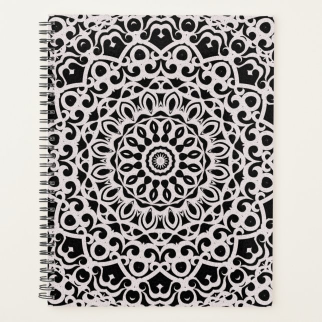 Spiral Planner Tribal Mandala G385 (Front)