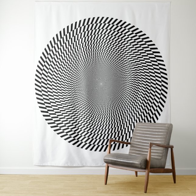 Spiral Puzzle  Tapestry (In Situ)