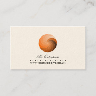 Spiral Shape Logo Business Card