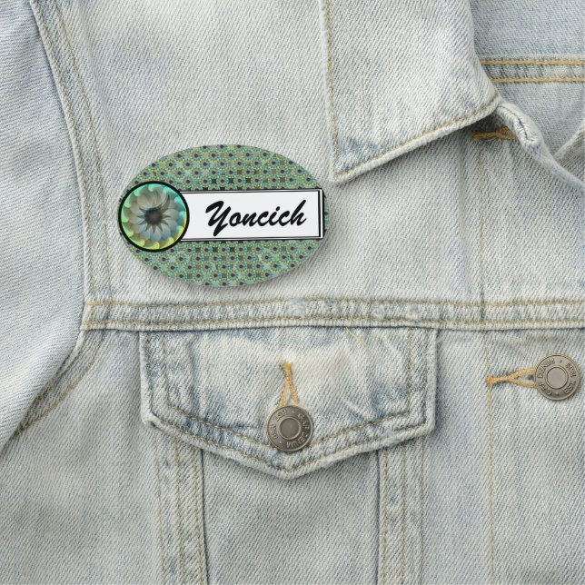 Spiral Shark by Kenneth Yoncich Name Tag (In Situ)