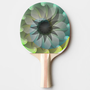 Spiral Shark by Kenneth Yoncich Ping Pong Paddle