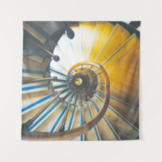 Spiral staircase of Arc de Triomphe in Paris Tapestry