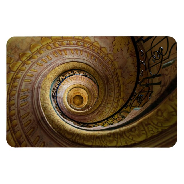Spiral Staircase Pattern Magnet (Horizontal)