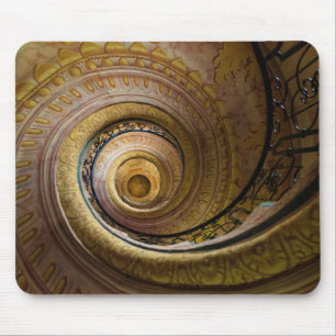 Spiral Staircase Pattern Mouse Mat